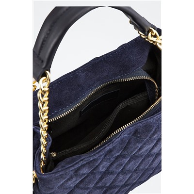 Bolso de piel Hina Azul marino