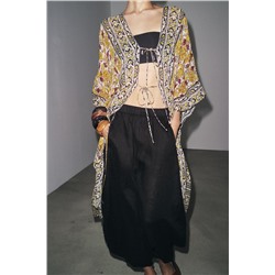 ZW COLLECTION PRINTED KAFTAN DRESS