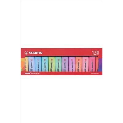 Stabilo Stabılo Boss Orıgınal Fosforlu Kalem Seti Pastel Renkler 12'li 340104270