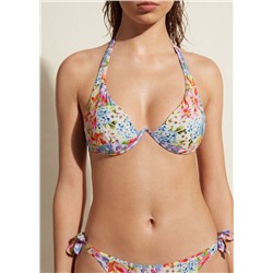 Push-up-Bikinioberteil mit Wattierung Minorca Eco