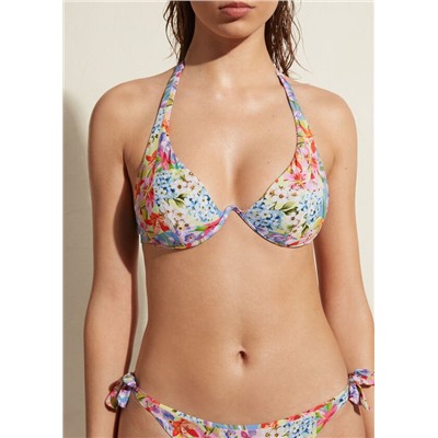 Push-up-Bikinioberteil mit Wattierung Minorca Eco