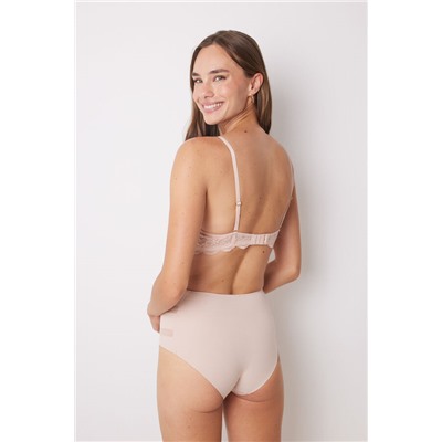Braga reductora alta nude tul