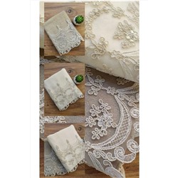 Çeyiz Bahçesi Çeyizlik Fabella Kadife El Ve Yüz Havlu Seti 2'li 50/90cm CBHVL03