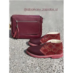 AB.Zapatos 4525 BURDEOS+Pelle Ab.Zapatos VIGA (1170) vino