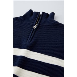 STRIPED KNIT SWEATER