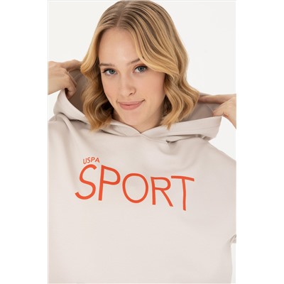 Kadın Taş Kapüşonlu Sweatshirt