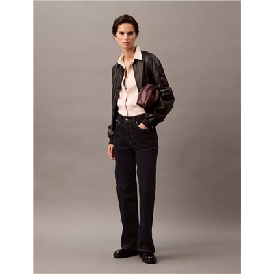 Stretch Poplin Relaxed Fit Button-Down Shirt
