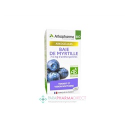 ArkoPharma ArkoGélules - Baie de Myrtille - Transit & Vision Nocturne - BIO 45 Gélules