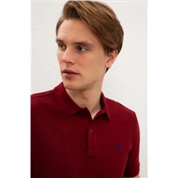 U.S. Polo Assn. Erkek Bordo Polo Yaka T-shirt G081GL011.000.954055