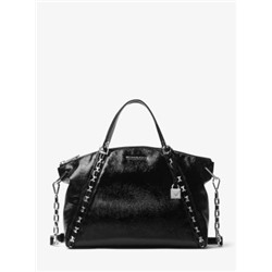MICHAEL MICHAEL KORS Sadie Patent Leather Satchel