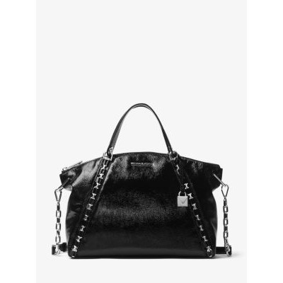 MICHAEL MICHAEL KORS Sadie Patent Leather Satchel