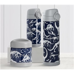 Mackenzie Blue/Gray Glow-in-the-Dark Dinos Water Bottles