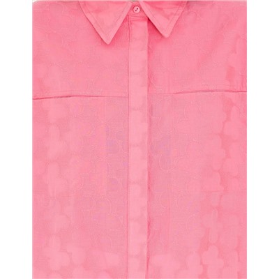 Açık Pembe Regular Fit Kısa Kollu Gömlek