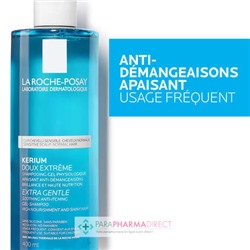 La Roche Posay Kerium Doux Extreme - Shampooing-Gel Physiologique 400ml