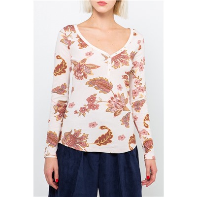 Camiseta Blanco y rosa oscuro