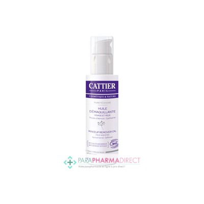 Cattier Pureté Divine Huile Démaquillante Visage & Yeux BIO 100ml