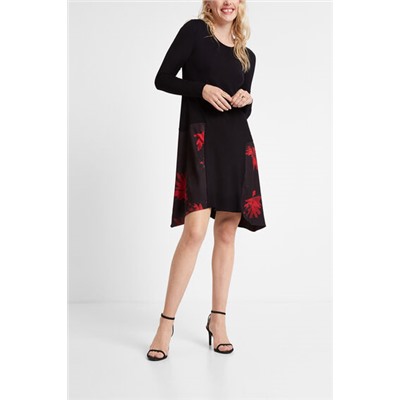 Vestido floral picos