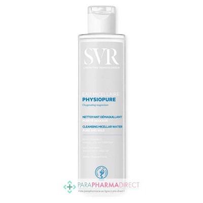 SVR PHYSIOPURE EAU MICELLAIRE - Nettoyant Démaquillant, Pureté Douceur 200ml