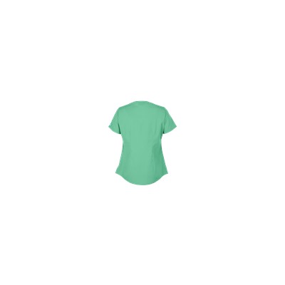Butter-Soft Scrubs by UA™ Rhinestone Button Front Y-Neck Top