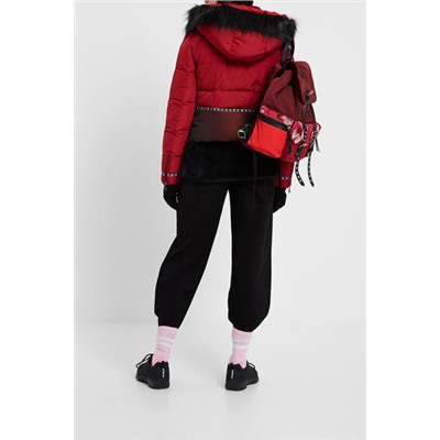 Chaqueta corta bimateria