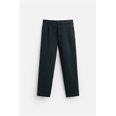 PANTALÓN REGULAR FIT PLIEGUES