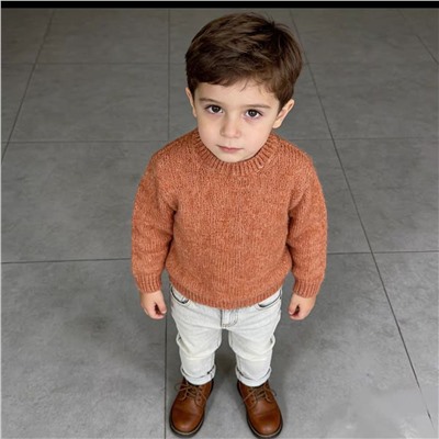 Детский пуловер с круглым вырезом, экспортный магазин   ZAR*A