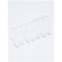 Pack of 7 pairs of basic long socks