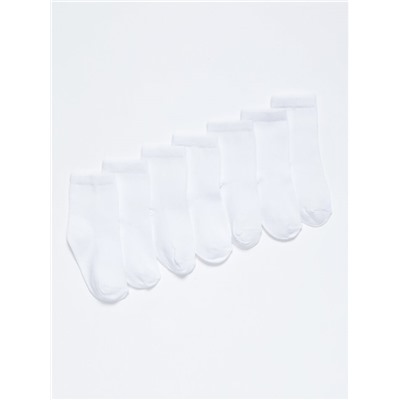 Pack of 7 pairs of basic long socks
