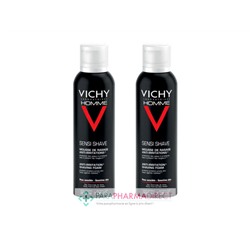 Vichy Homme Mousse à Raser Anti-Irritations 2x200mlLot  × 2