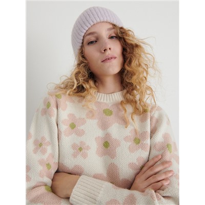 Pullover mit Blumenmuster