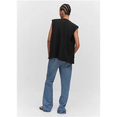 Chaleco recto oversize