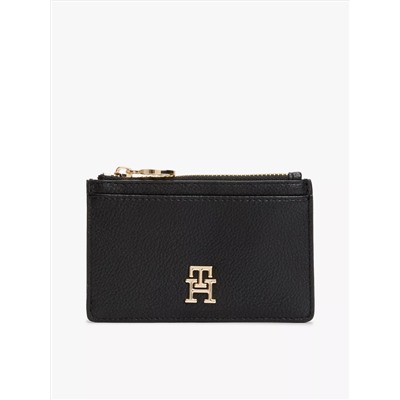 Monogram Zip Card Holder with Key Leash