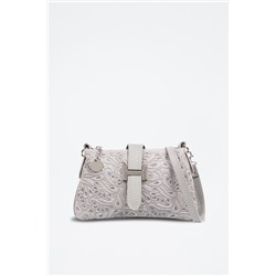 Bandolera de piel Gris claro - Firenze Artegiani