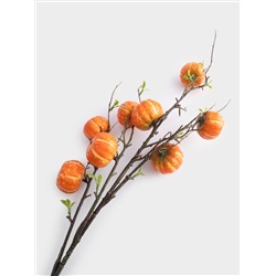 Ветка декоративная, 94 см, полиэстер/пластик, Тыквы, Bright pumpkin