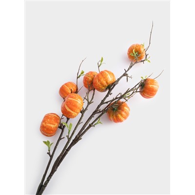 Ветка декоративная, 94 см, полиэстер/пластик, Тыквы, Bright pumpkin
