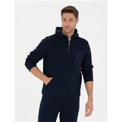 Lacivert Regular Fit Sweatshirt