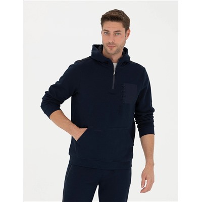 Lacivert Regular Fit Sweatshirt