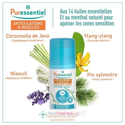 Puressentiel Articulations & Muscles Cryo Pure Roller Froid Intense 75 ml