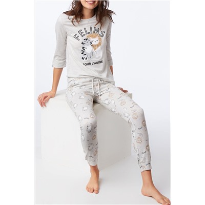 Camiseta Bossy Gris claro