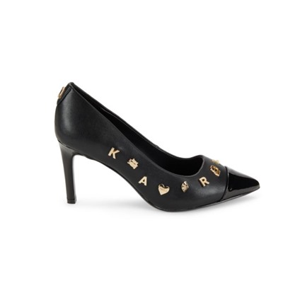 Glora Logo Cap Toe Pumps