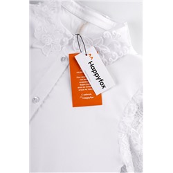 Нарядная блузка для девочки с длинным рукавом Happyfox