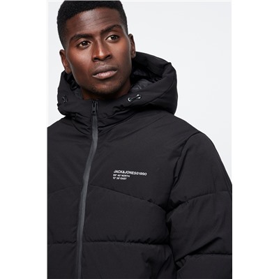 Anorak con capucha Negro