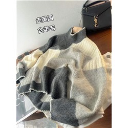 Женский свитер из смесовой шерсти в стиле колорблок  Primar*k