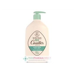 Cavaillès Gel Bain Douche - Aloe Vera - Peaux Sensibles BIO 1 Litre
