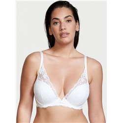 LOVE CLOUD Lace Half-Pad Plunge Bra