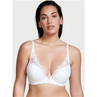 LOVE CLOUD Lace Half-Pad Plunge Bra