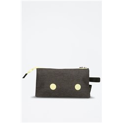 Neceser Leire Gris y amarillo