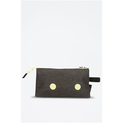 Neceser Leire Gris y amarillo
