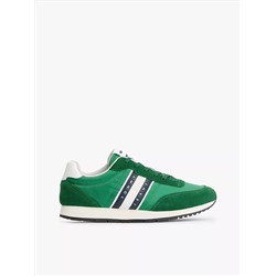 Mixed-Texture Runner Sneaker