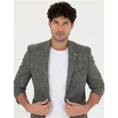 Açık Yeşil Ekstra Slim Fit Ceket